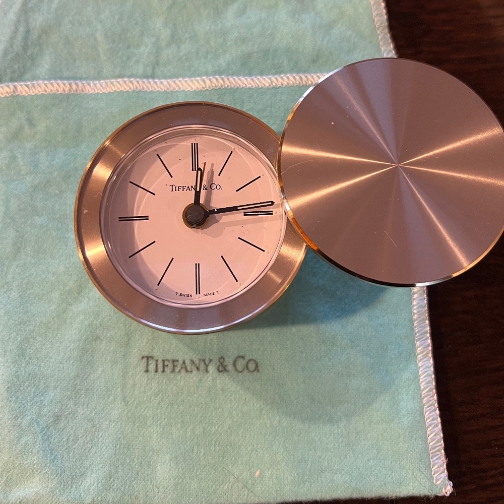 Tiffany & Co Desk & Travel Alarm Clock